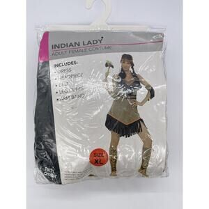 Native American Woman Halloween Costume Size XL by Party Creator